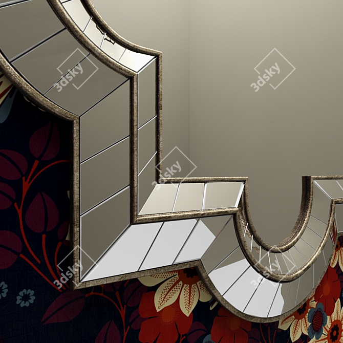 Sleek Kichler Mirror | 91x91cm 3D model image 3