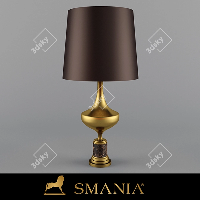 Italian Smania Cup Table Lamp 3D model image 1