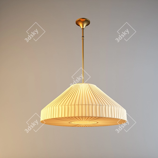 Title: Zonca Rohan GM Pendant Light 3D model image 1