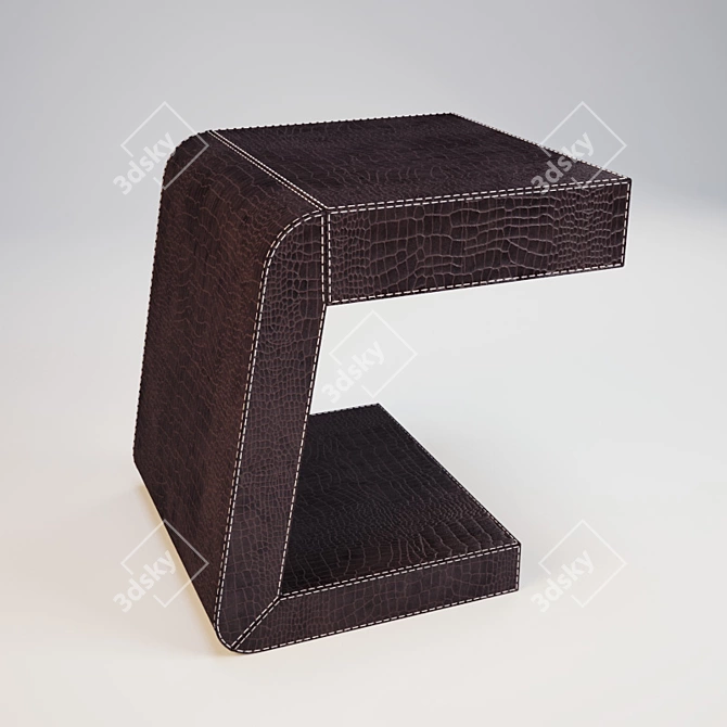 Rugiano Copertina Bronza 3083: Contemporary Bedside Elegance 3D model image 1