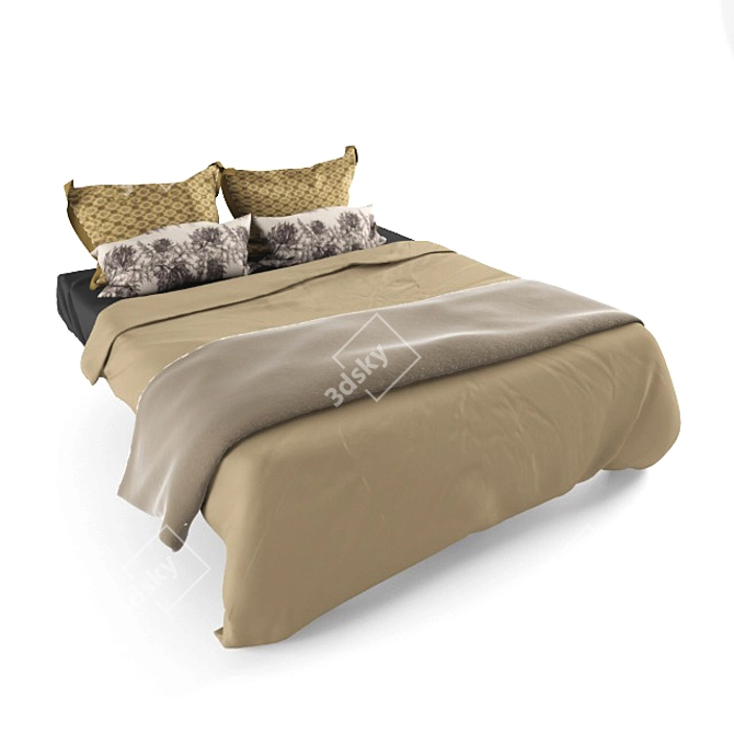 DreamSiesta Bed 3D model image 1