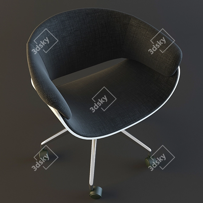 SINA PS5 Designer Chair by B&B Italia 3D model image 2