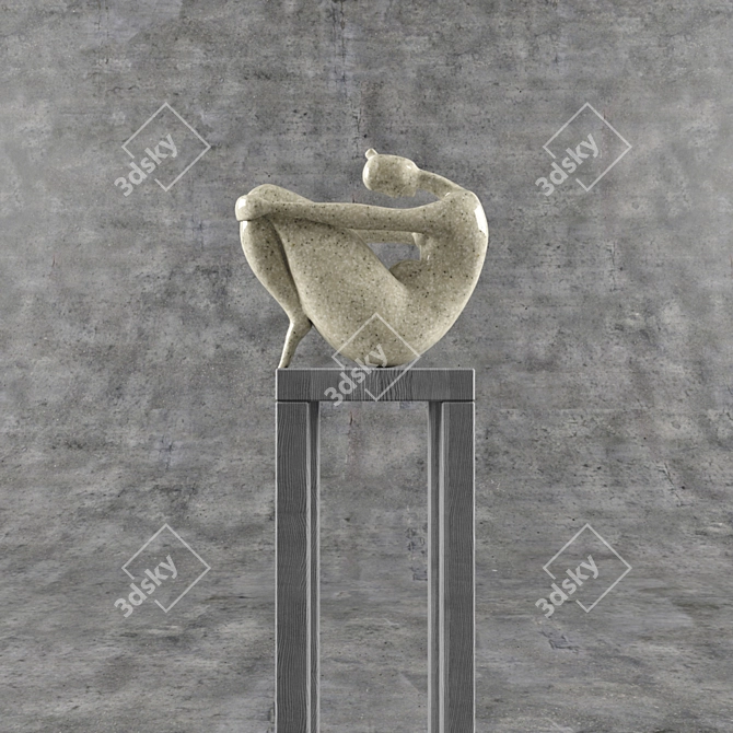 Title: Unique Custom-Made Sculpture 3D model image 2