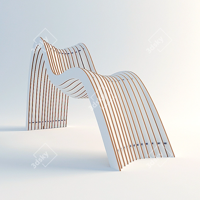 Elegant Lasting Chair 3D model image 1