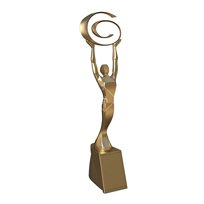 Champion's Pride Trophy 3D model image 1