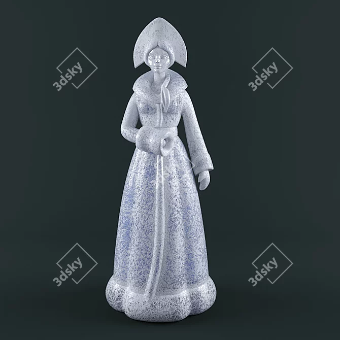 Winter Wonder Snow Maiden 3D model image 2