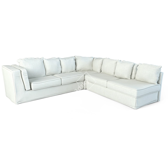 Luxury Comfort: Canados Bertona Sofa 3D model image 1