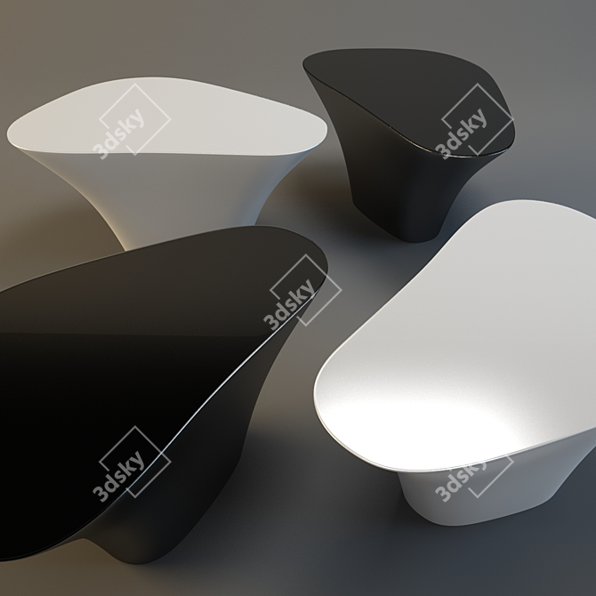 Catellan Atollo A - Small Table 3D model image 1