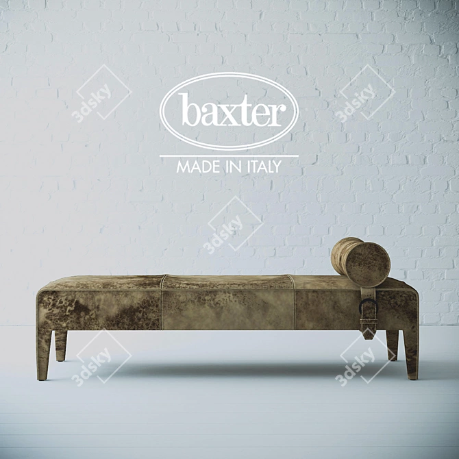 Sleek Baxter Freud Sofa 3D model image 1