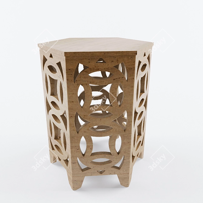 ELEGANT HOOKERFURNITURE Side Table 3D model image 1