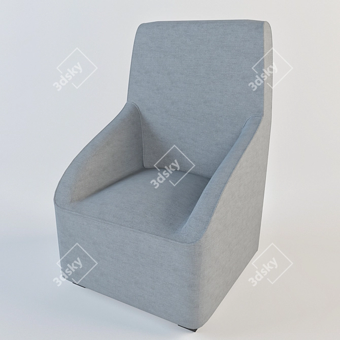  Elegant Photo-Inspired Chair 3D model image 1