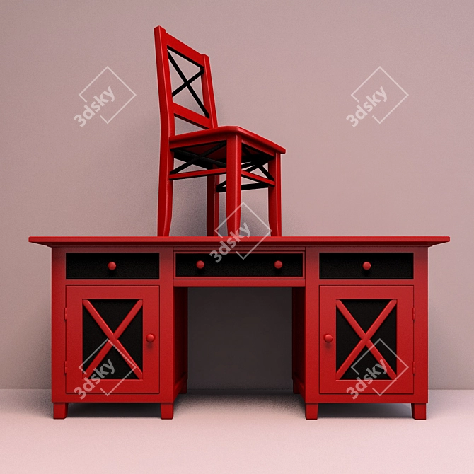 Cinema 4D Furniture Set 3D model image 2