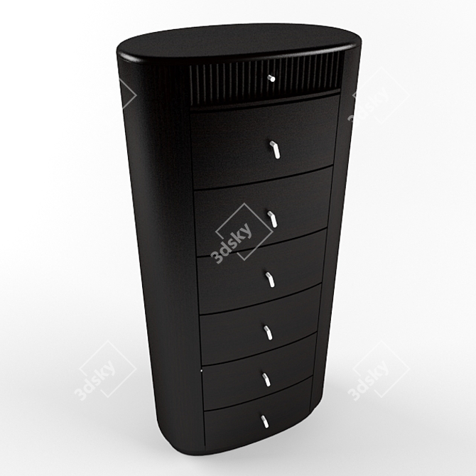 Elegant Lotus Eden Dresser 3D model image 1