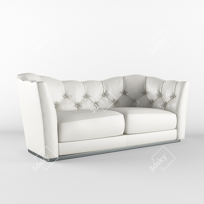 Butterfly Lounge Sofa 2x 3D model image 1