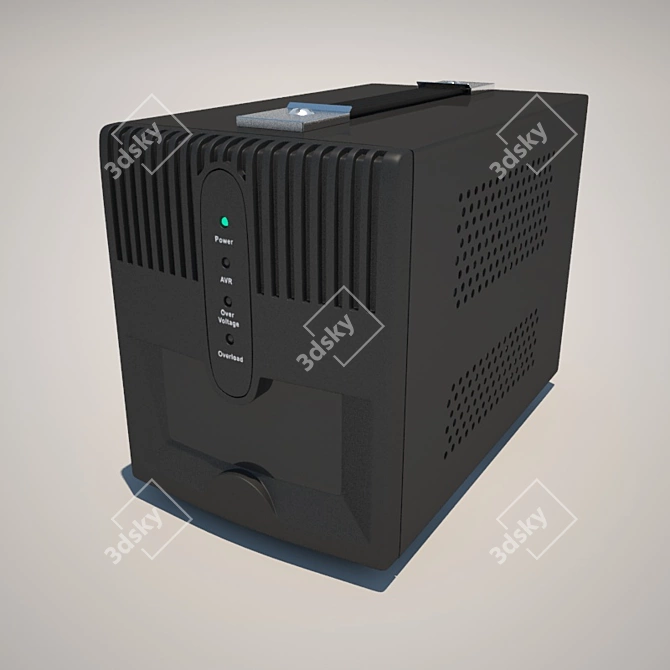 Ippon AVR-1000 Voltage Stabilizer 3D model image 1