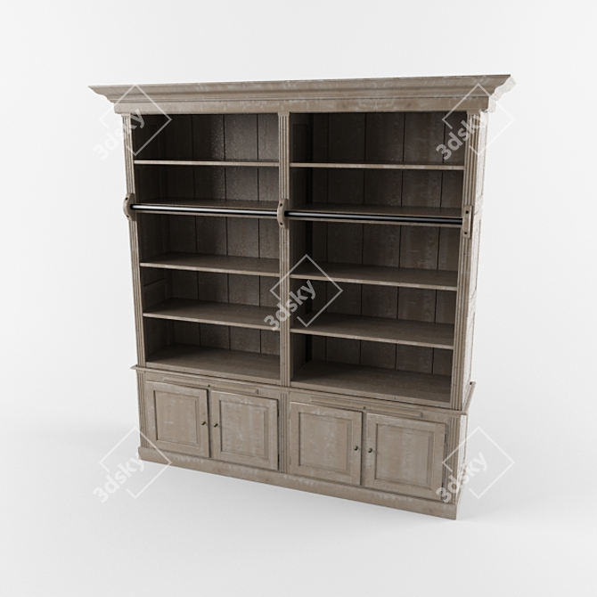 Elegant Artishock Wardrobe 3D model image 1