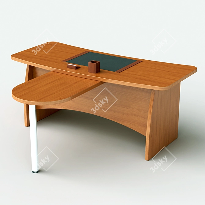 Modern Office Table with Spacious 1750 x 775 mm Surface 3D model image 1