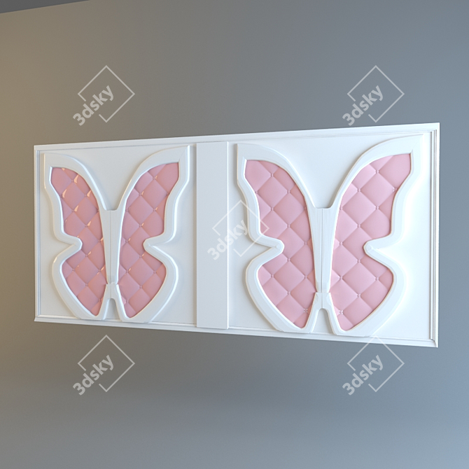 Fluttering Beauties 3D model image 1