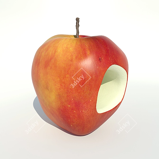 Holey Apple: A Versatile Delight 3D model image 2