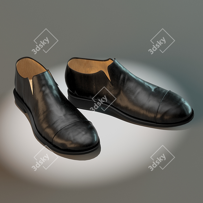 Men's Boots - Stylish and Durable 3D model image 2