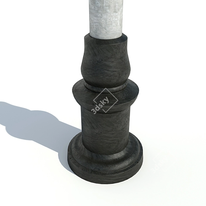 Soviet Street Lantern: Versatile and Vintage 3D model image 2