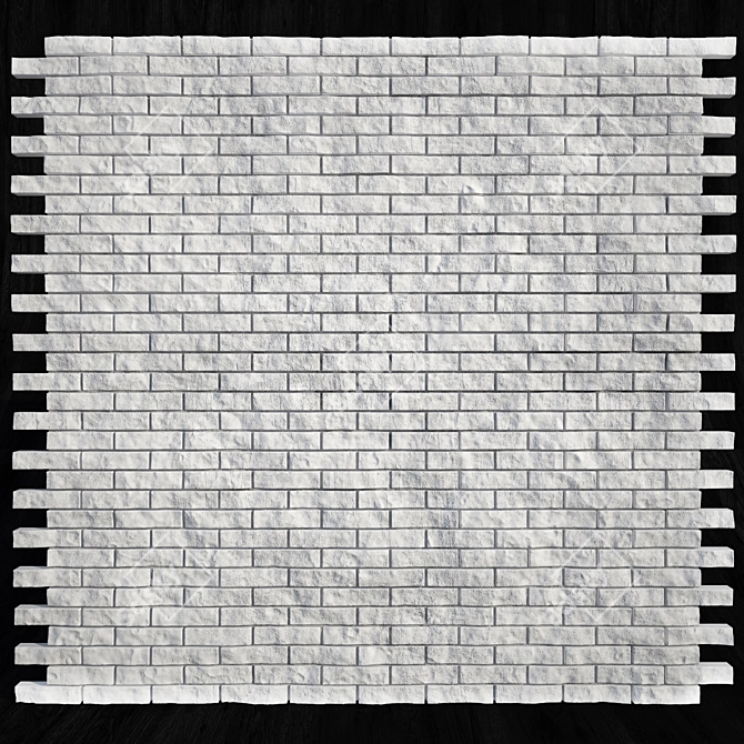 Brickwork Texture Panel Kit 3D model image 3