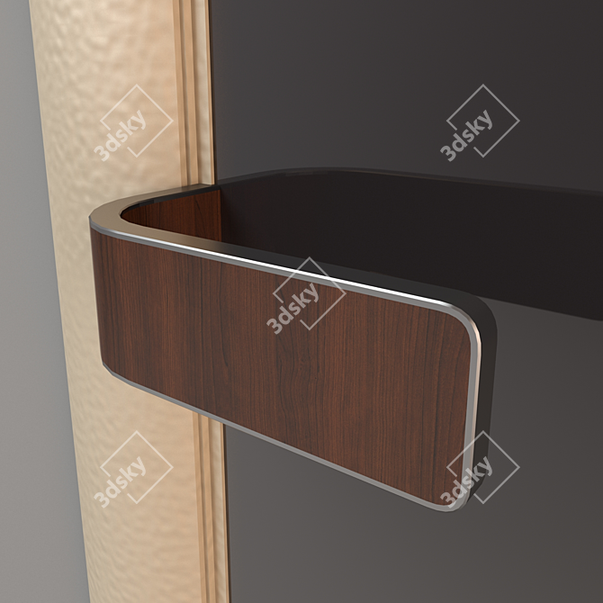 Ultra-Modern Longhi Door 3D model image 2