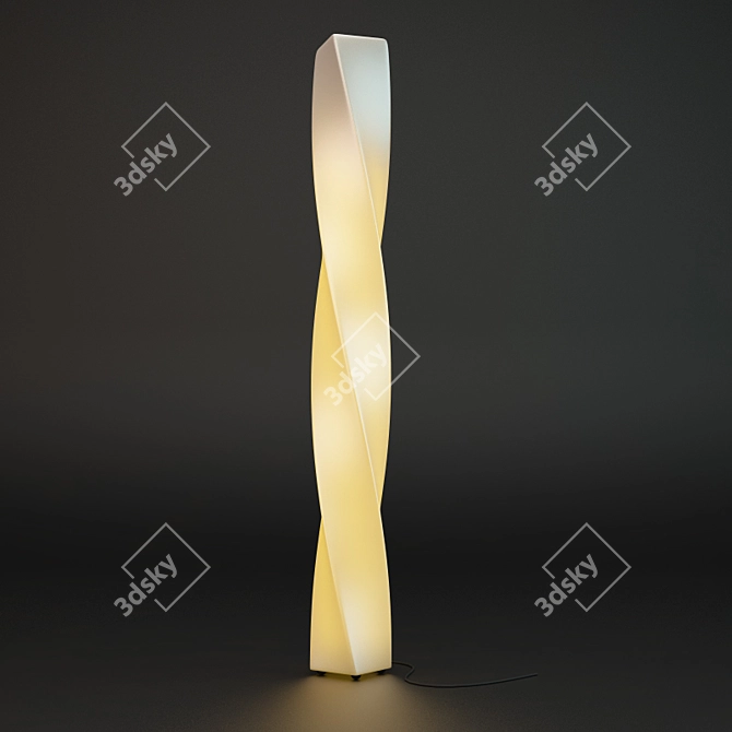 Elegant Eldorado Floor Lamp 3D model image 1