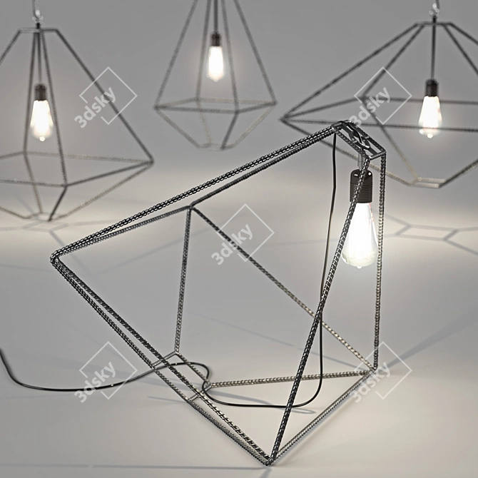 Contemporary Floor Lamp 3D model image 1