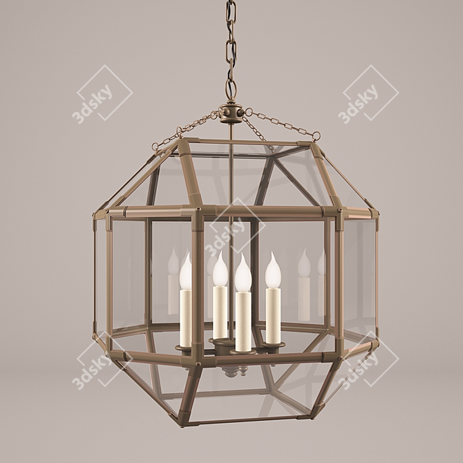 Suzanne Kasler Morris Pendant - Elegant Lighting Solution 3D model image 1