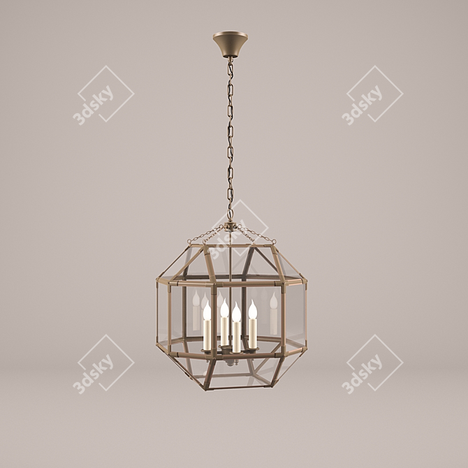 Suzanne Kasler Morris Pendant - Elegant Lighting Solution 3D model image 2