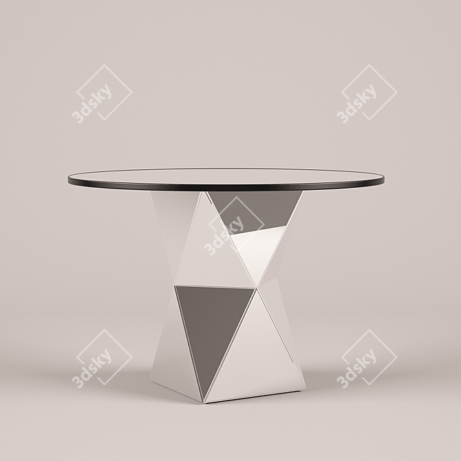 Custom-Made Coffee Table: 900mm Diameter, 600mm Height 3D model image 1