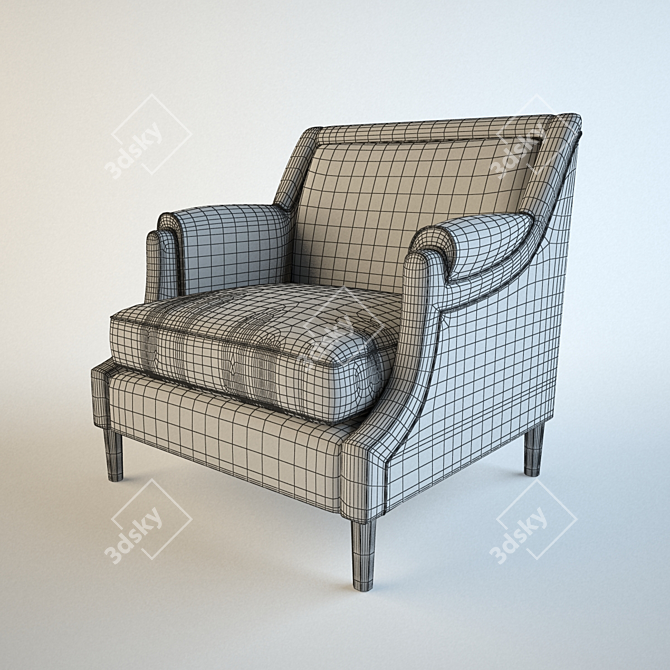 Jacques Garcia Priam Chair 3D model image 3