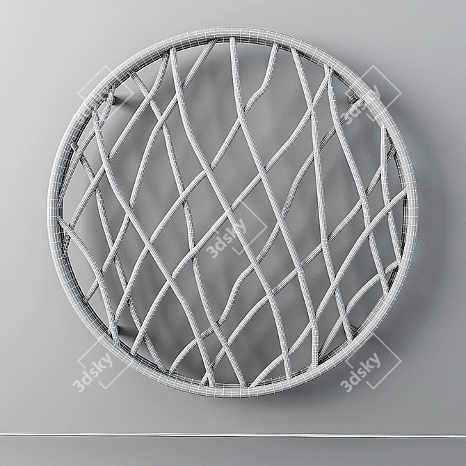 Elegant Art Radiator: Unique & Functional 3D model image 2