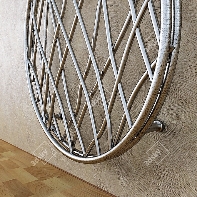 Elegant Art Radiator: Unique & Functional 3D model image 3