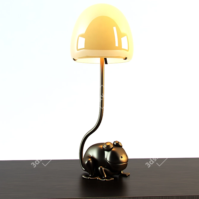 Promemoria Frog Lamp & Console - A Quirky Lighting and Storage Solution 3D model image 1