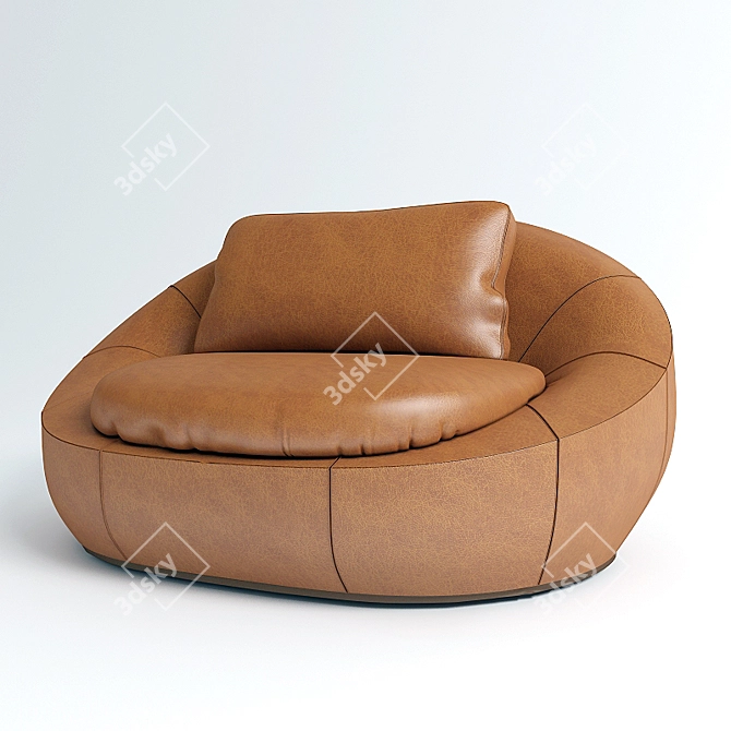 Elevate Your Comfort: KEOMA Chair 3D model image 1