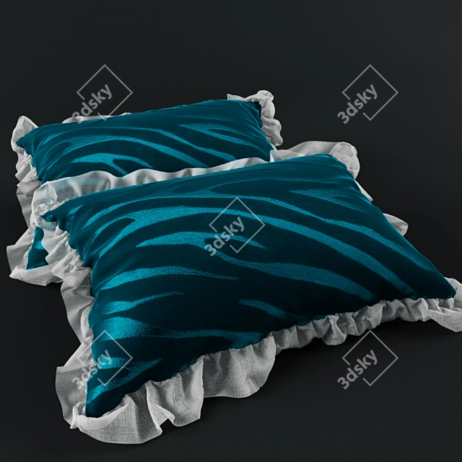 3D Dual Model Pillows 3D model image 1