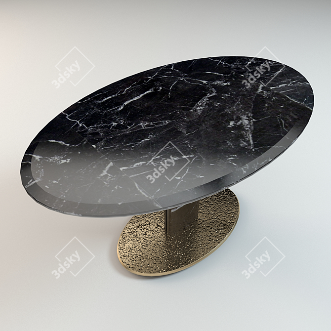 Modern Longhi Yaki Table 3D model image 1