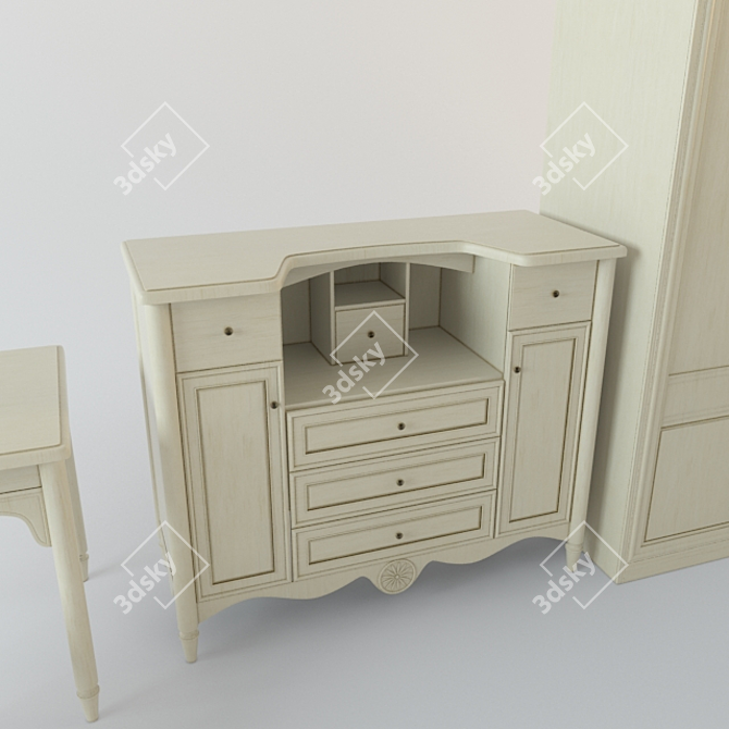 Spar Diletta: Elegant and Functional Camerette for Your Home 3D model image 2