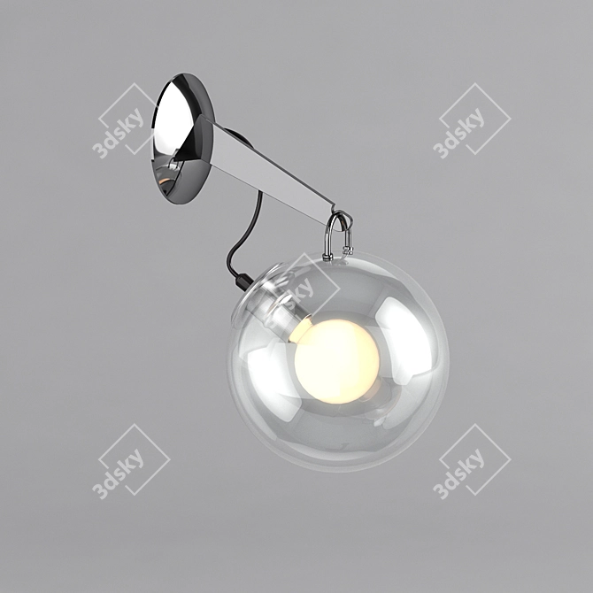 Illuminating Bubbles Wall Sconce 3D model image 1