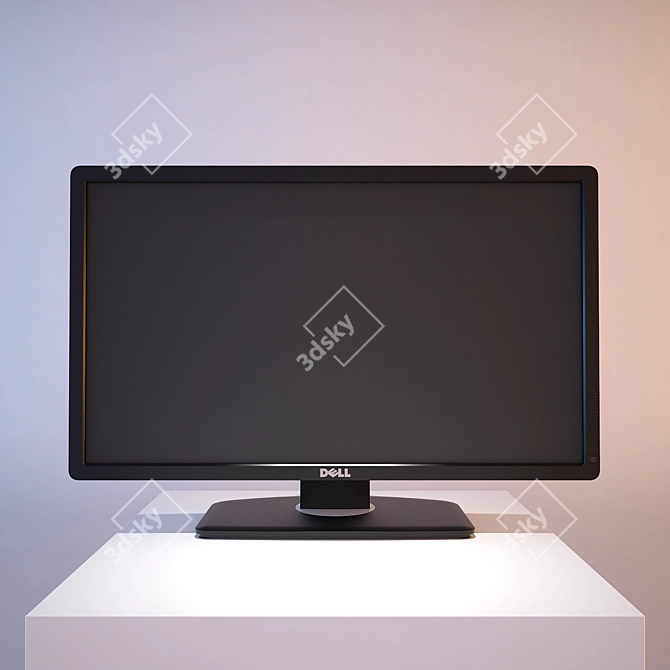 High-Resolution Dell U2312HM Monitor 3D model image 1