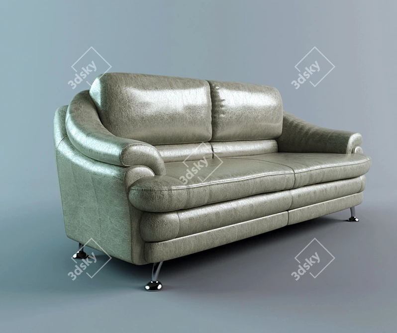 Minimalist Alain Sofa 3D model image 1