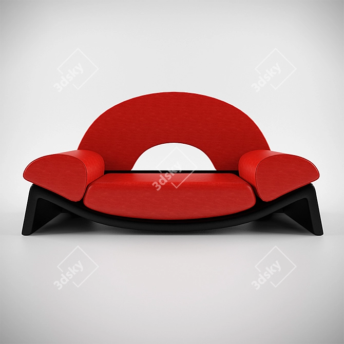 Cozy and Stylish Sofa 3D model image 1