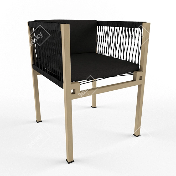 Mesh Chair, Comfortable Seating Solution 3D model image 1