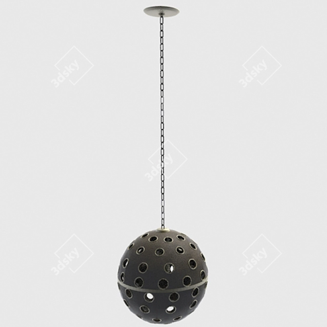 Elegant Gala Pendant by Arteriors 3D model image 1