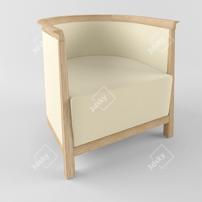 Italian Billiani Smack Chair 3D model image 1