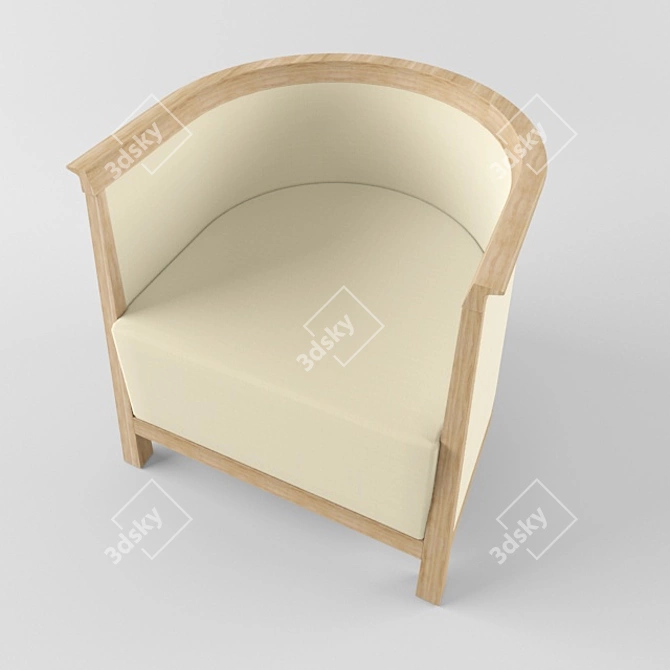 Italian Billiani Smack Chair 3D model image 2