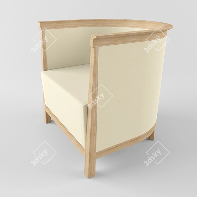 Italian Billiani Smack Chair 3D model image 3
