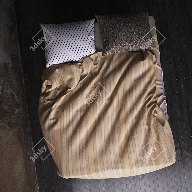 Dreamy Slumber Bed 3D model image 2